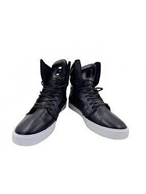 Supra Skytop II US13/UK12 08008-033-M Black/Black/White NIB